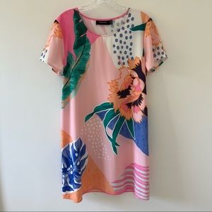 MINKPINK Mod Retro Tropical Print Dress